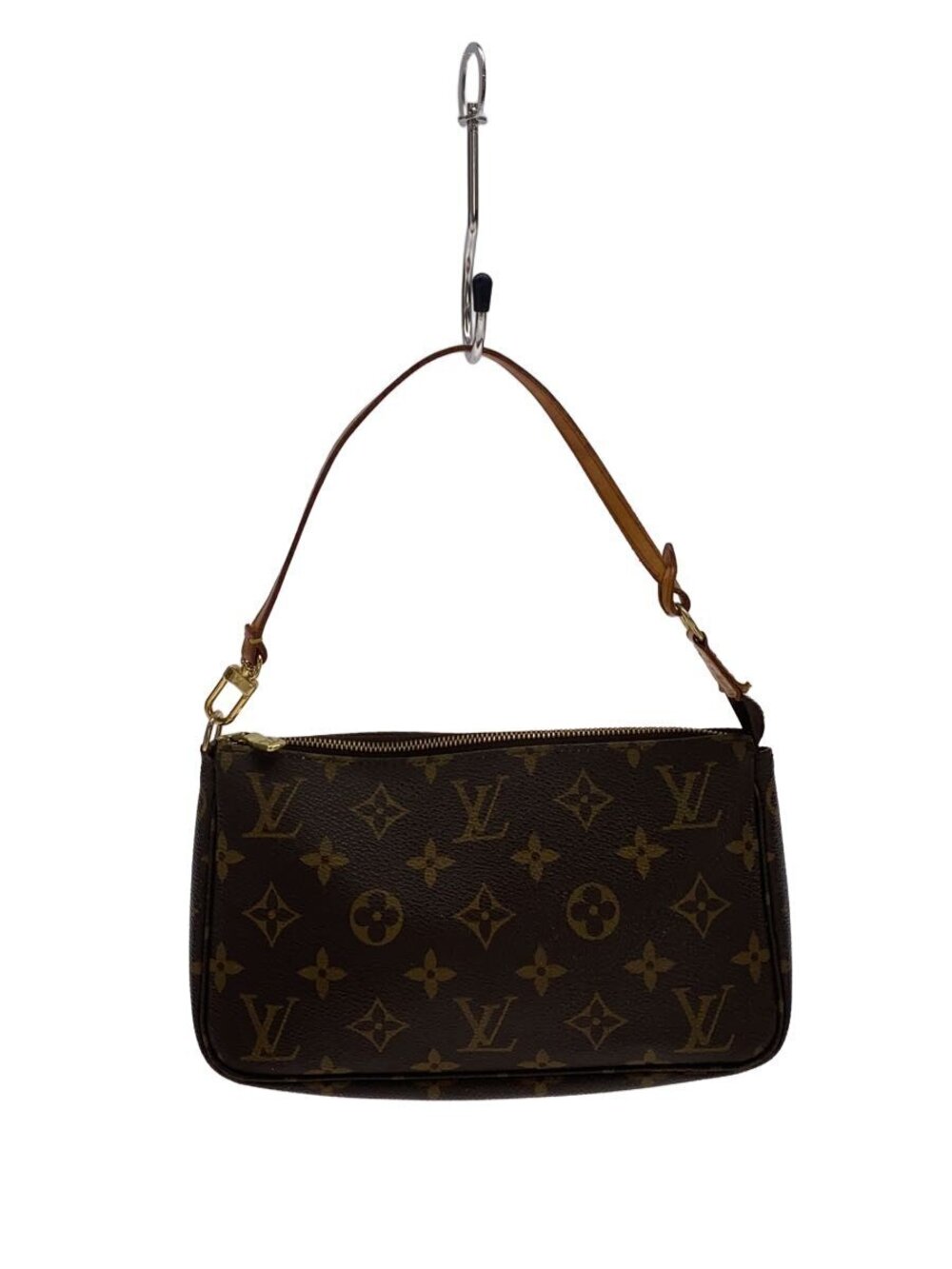 LOUIS VUITTON Pochette Accessoires Monogram Canvas Brown All over